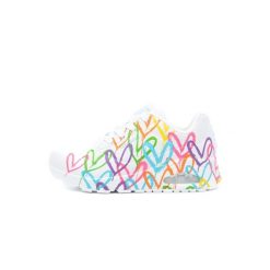 Buty do chodzenia damskie Skechers Uno Highlight Love. Buty sportowe na co dzień damskie Skechers, bez wzorów, z materiału, trekkingowe. Za 494.00 zł.