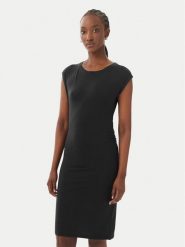 Vero Moda Sukienka codzienna Ava Sarah 10346941 Czarny Slim Fit. Czarne sukienki damskie Vero Moda, na co dzień, l, bez wzorów, z lyocellu, bez kołnierzyka, bez ramiączek, proste. Za 119.99 zł.
