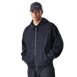 Oversize rozpinana bluza z kapturem McLaren Racing. Czarne bluzy z kapturem męskie New Era, m. Za 444.50 zł.