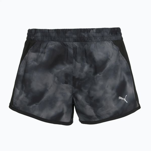 Spodenki do biegania damskie PUMA Run Favorite AOP Velocity 3". Czarne szorty damskie Puma, bez wzorów, z materiału. Za 110.49 zł.