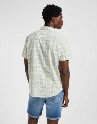 MESKA KOSZULA LEE SS WESTERN SHIRT MERCANTILE SAGE OM 112364120. Koszule męskie Lee, l, bez wzorów, bez kołnierzyka, bez ramiączek. Za 109.99 zł.