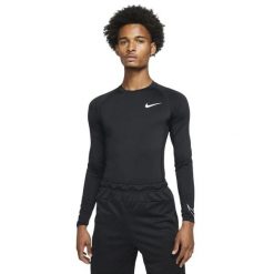 Męska Koszulka Termoaktywna. Czarne bielizna termoaktywna męska Nike, m, bez wzorów. Za 182.99 zł.