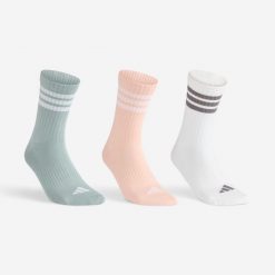 Skarpety sportowe tenis ADIDAS długie 3 pary. Skarpetki damskie Adidas, bez wzorów, z bawełny. Za 59.99 zł.