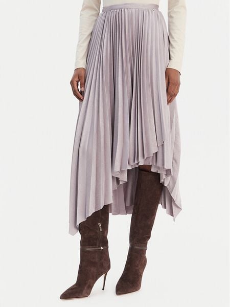 BOSS Spódnica plisowana C_Vlantel 50558807 Fioletowy Regular Fit. Fioletowe spódniczki damskie Boss, bez wzorów, z syntetyku, plisowane. Za 899.99 zł.