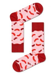 Happy Socks Skarpety w kolorze jasnoróżowo-czerwonym rozmiar: 36-40. Różowe skarpetki męskie Happy Socks, bez wzorów. Za 26.99 zł.
