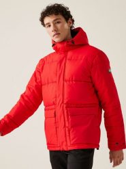 Regatta Kurtka zimowa "Falkner" w kolorze czerwonym rozmiar: L. Czerwone kurtki męskie Regatta, na zimę, l, bez wzorów, bez kaptura. Za 192.79 zł.