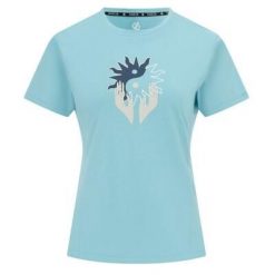 Damska koszulka z krótkim rękawem i grafiką Tranquility III. Białe t-shirty damskie Dare 2b, bez wzorów, z bawełny, bez kołnierzyka. Za 127.60 zł.