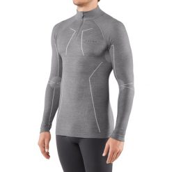Koszulka z długim rękawem Falke Wool-Tech. Szare koszulki męskie z długim rękawem Falke, m. Za 492.55 zł.