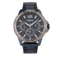 Zegarek HUGO. Niebieskie zegarki męskie Hugo. Za 729.99 zł.
