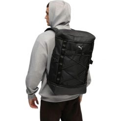 Plecak Puma Train All Day Backpack 35L. Czarne plecaki damskie Puma, bez wzorów, z materiału. Za 319.00 zł.