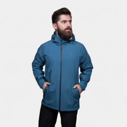 Kurtka męska 2,5 warstwowa Alpinus Girdiman 20 000 mm H2O. Niebieskie kurtki męskie Alpinus, m, bez wzorów, sportowe, bez kaptura. Za 389.99 zł.