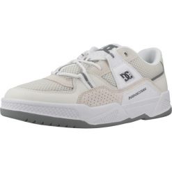 Buty DC CONSTRUCT Biały. Białe buty trekkingowe męskie DC Shoes, ze skóry, bez zapięcia, trekkingowe. Za 293.99 zł.