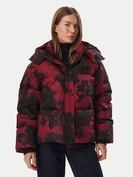 KARL LAGERFELD Kurtka zimowa B3W15002 Czerwony Regular Fit. Czerwone kurtki damskie Karl Lagerfeld, na zimę, xl, bez wzorów, z syntetyku, bez kaptura. Za 1,299.00 zł.