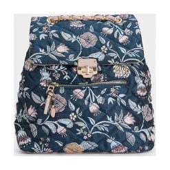 Parfois - Plecak. Niebieskie plecaki damskie Parfois, bez wzorów, z bawełny. Za 139.90 zł.