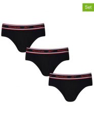 Reebok Slipy (3 pary) "Chase" w kolorze czarnym rozmiar: XL. Czarne slipki męskie Reebok, bez wzorów. Za 78.47 zł.