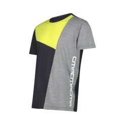 Koszulka CMP. Szare t-shirty sportowe męskie CMP, s, z materiału, bez ramiączek, trekkingowe. Za 239.00 zł.