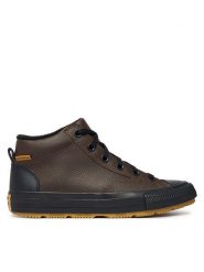 Converse Trampki Chuck Taylor All Star Malden Street Boot A20591C Brązowy. Brązowe trampki i tenisówki chłopięce Converse, bez wzorów, ze skóry, retro, bez zapięcia. Za 329.99 zł.