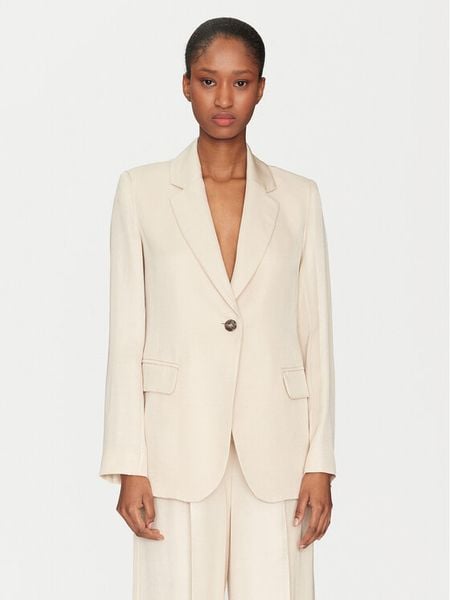 Marella Marynarka Elletra1 2515041191 Beżowy Regular Fit. Brązowe marynarki i żakiety damskie Marella, bez wzorów, z wiskozy. Za 499.99 zł.