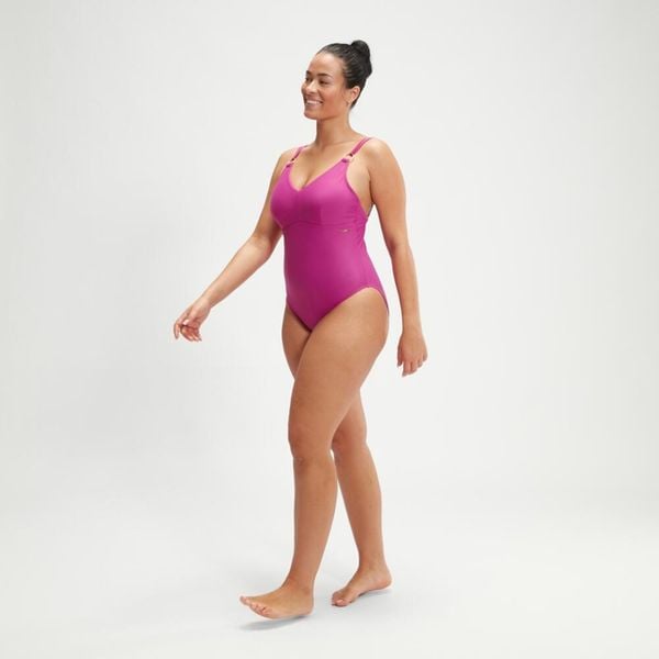 Strój kąpielowy jednoczęściowy damski na basen Speedo Shaping. Czerwone stroje jednoczęściowe damskie Speedo, s, bez wzorów. Za 313.00 zł.