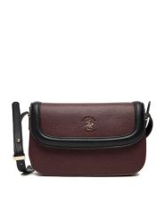 Beverly Hills Polo Club Torebka C-BHPC-L-005-08 Bordowy. Czerwone listonoszki damskie Beverly Hills Polo Club, bez wzorów, z materiału, bez dodatków. Za 159.99 zł.