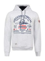 Geographical Norway Bluza "Gommy" w kolorze szarym rozmiar: XL. Szare bluzy z kapturem męskie Geographical Norway, xl. Za 105.38 zł.