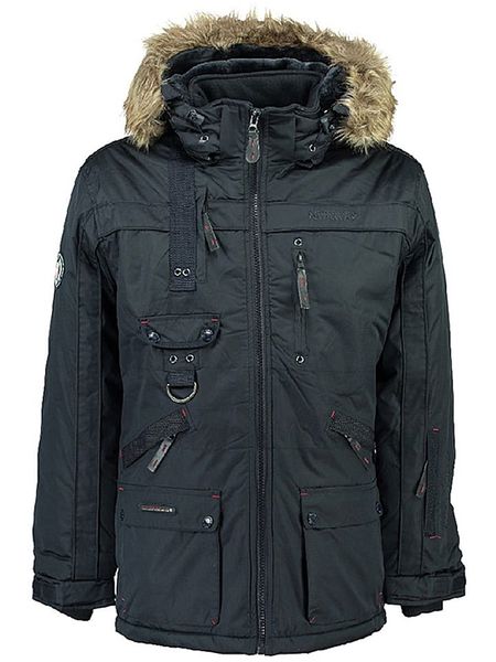 Geographical Norway Parka "Chirac" w kolorze granatowym rozmiar: M. Niebieskie parki męskie Geographical Norway, m, bez wzorów. Za 335.82 zł.
