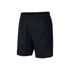 Spodenki tenisowe Dri Fit męskie czarne. Czarne szorty męskie Nike, bez wzorów, sportowe. W wyprzedaży za 119.99 zł.