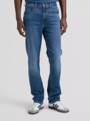 MESKIE SPODNIE LEE BROOKLYN ARCHIE 112378730. Spodnie materiałowe męskie Lee, bez wzorów, z jeansu. Za 219.99 zł.