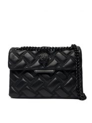 Kurt Geiger Torebka Mini Kensington 7376600109 Czarny. Czarne torebki klasyczne damskie Kurt Geiger, bez wzorów, ze skóry, wizytowe, bez kołnierzyka, bez ramiączek. Za 699.99 zł.