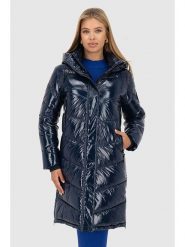 Alife and kickin Kurtka zimowa "LolaniAK" w kolorze granatowym rozmiar: XL. Niebieskie kurtki damskie Alife and Kickin, na zimę, xl, bez wzorów, z puchu, bez kaptura. Za 440.28 zł.