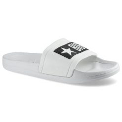 Klapki damskie Big Star, wsuwane basenowe klapki z tworzywa, białe, DD274A264. Białe bikini damskie Big Star, bez wzorów. Za 69.99 zł.