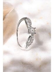 ATELIER DU DIAMANT Złoty pierścionek "Eclat Joli" z diamentami rozmiar: 56. Szare pierścionki damskie ATELIER DU DIAMANT, z diamentem, złote. Za 1,652.99 zł.