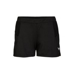 Spodenki do Squasha damskie Victor R-04200. Czarne szorty damskie VICTOR, bez wzorów, z materiału, sportowe. Za 129.99 zł.