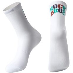 Skarpetki rowerowe kolarskie antybakteryjne Rockbros RB4900 unisex. Białe skarpetki damskie ROCKBROS, bez wzorów. Za 29.90 zł.