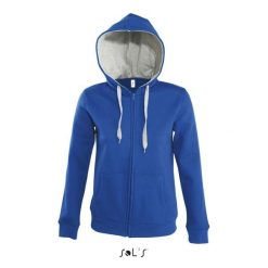 Bluza damska z kapturem Sol's Soul. Niebieskie bluzy z kapturem damskie SOL'S, s, z bawełny. Za 240.20 zł.