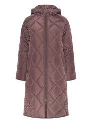 MOSS COPENHAGEN Kurtka pikowana "Keelin" w kolorze jasnobrązowym rozmiar: M/L. Brązowe kurtki damskie MOSS COPENHAGEN, l, bez wzorów, bez kaptura. Za 280.44 zł.