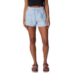 Damskie spodenki Columbia Boundless Trek Active Cargo Short. Niebieskie szorty damskie Columbia, bez wzorów, z elastanu, sportowe. Za 305.00 zł.