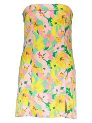 Gina Tricot Sukienka ze wzorem rozmiar: 40. Sukienki damskie Gina Tricot, bez wzorów, bez kołnierzyka, bez ramiączek, mini. Za 37.21 zł.