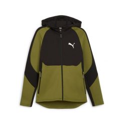 Bluza Sportowa Męska Puma Evostripe Fz Dk. Zielone bluzy bez kaptura męskie Puma, m. Za 204.99 zł.