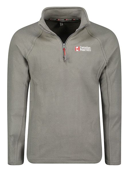 Canadian Peak Bluza polarowa "Tugeak" w kolorze szarym rozmiar: S. Szare bluzy bez kaptura męskie Canadian Peak, s, z polaru. Za 91.95 zł.