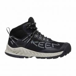 Buty KEEN Nxis Evo Mid Wp Glass KE-1025911 czarne. Czarne obuwie trekkingowe damskie . Za 682.71 zł.