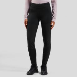 Legginsy damskie ODLO Ascent Tights. Czarne legginsy damskie Odlo, bez wzorów. Za 323.99 zł.