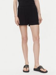 Emporio Armani Szorty sportowe EW000781 AF12192 UC001 Czarny Regular Fit. Czarne spodenki sportowe damskie Emporio Armani, xl, z wiskozy. Za 169.99 zł.