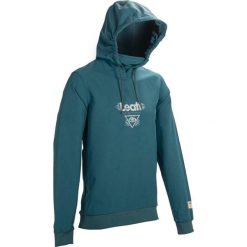 Bluza rowerowa (z kapturem) LEATT Hoodie MTB Gravity 3.0. Niebieskie bluzy sportowe męskie LEATT, bez wzorów, bez kołnierzyka, bez ramiączek. Za 859.77 zł.