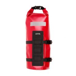 Wodoodporna torba na rower Zefal Adventure. Czarne torebki klasyczne damskie ZEFAL, bez wzorów, z materiału, bez dodatków. Za 151.70 zł.
