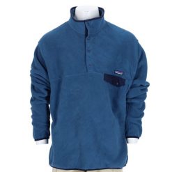 Second life - Patagonia bluza polarowa męska Synchilla Snap-T - Jak nowy. Niebieskie bluzy bez kaptura męskie Patagonia, l, z materiału. Za 255.56 zł.