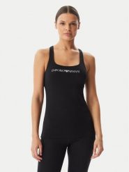 Emporio Armani Underwear Top EW002903 AF19026 UC001 Czarny Slim Fit. Czarne topy damskie Emporio Armani Underwear, m, bez wzorów, z bawełny, bez ramiączek. Za 219.99 zł.