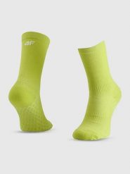 4F Skarpety sportowe w kolorze żółtym rozmiar: 43-46. Żółte skarpetki męskie 4f, bez wzorów. Za 35.10 zł.