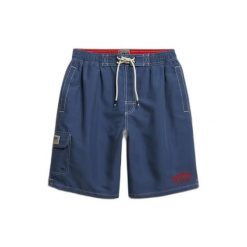 Spodenki cargo Superdry 19. Czerwone szorty męskie Superdry., na lato, bez wzorów, z materiału, eleganckie. Za 252.60 zł.