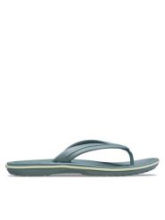 Crocs Japonki Crocband Flip 11033 Zielony. Zielone klapki damskie Crocs, bez wzorów, z tworzywa sztucznego, bez obcasa. Za 129.99 zł.